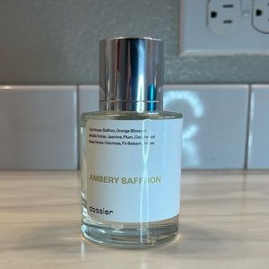 Dossier Ambery Saffron perfume fragrance